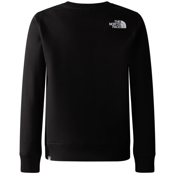 Sweatshirt THE NORTH FACE TEEN REDBOX CREW TNF BLACK/OPTIC BLUE