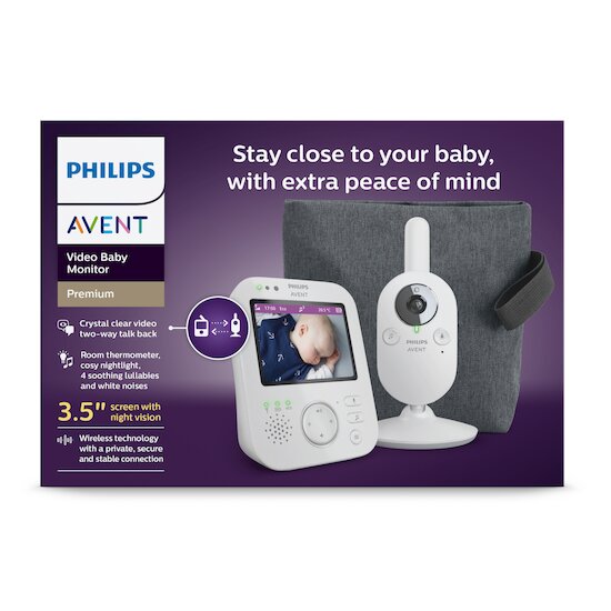 Ecoute-bébé video 3,5 pouces SCD892/26   de               Philips AVENT