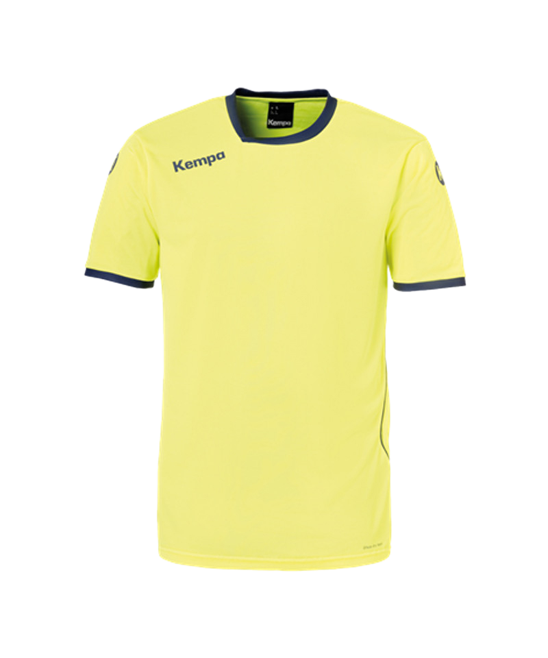 Kempa Curve Trikot T-Shirt Gelb Blau F08