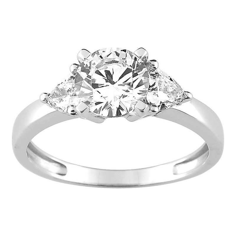 Bague femme - Oxyde de zirconium - Argent 925