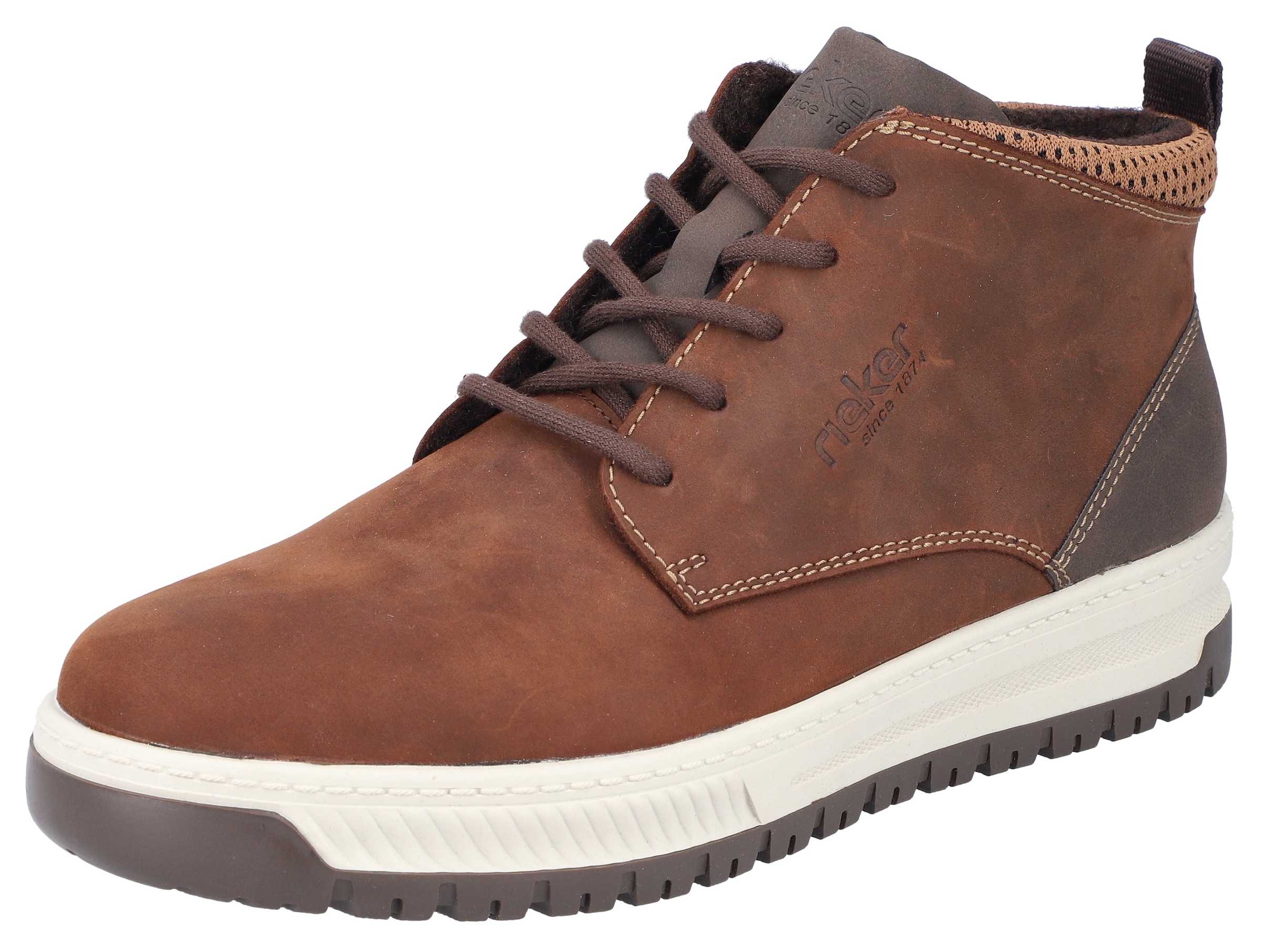 Rieker Schnürboots  mit gepolstertem Schaftrand