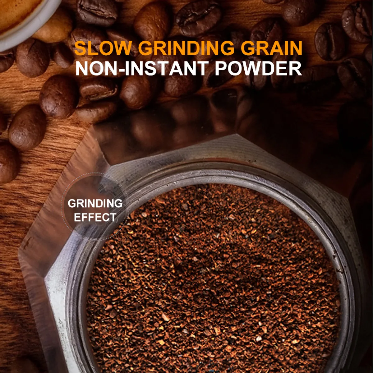 Universal Moulin à Café Électrique Réglable - Acier Inoxydable