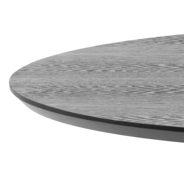 Lisomme Vino houten tafel zwart - Ã 80 cm