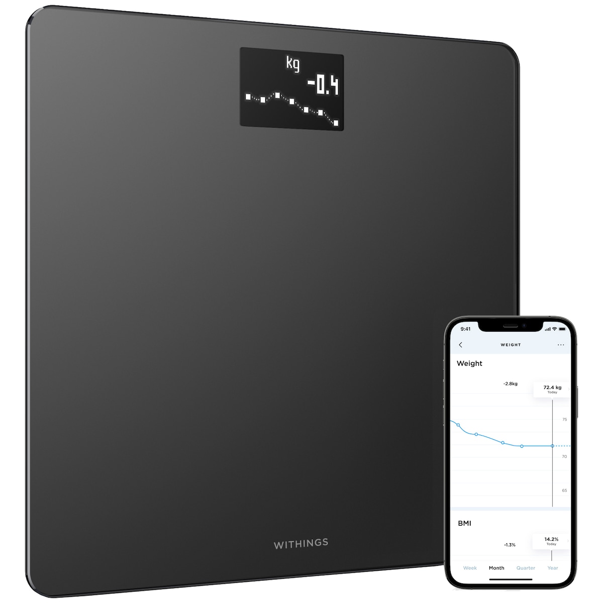 Withings Body badevekt WITWBS06BK (sort)