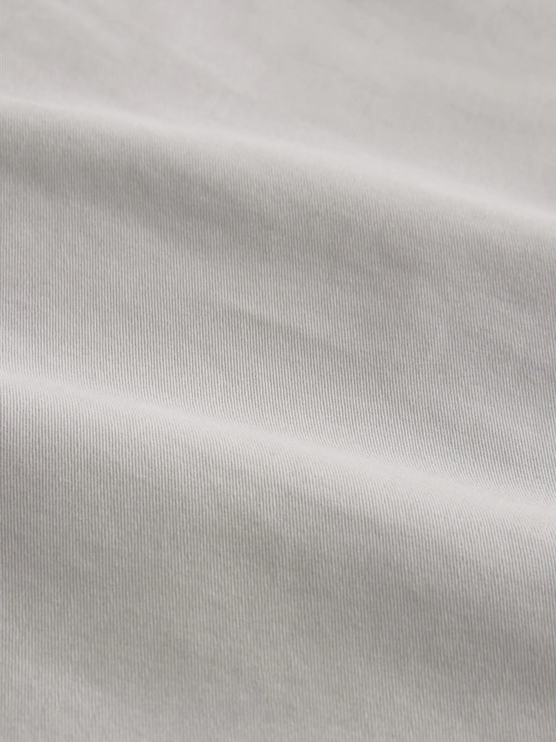Lichtgrijs - Slim Fit - Chinoshort met stretch