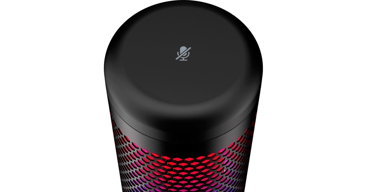 HyperXQuadCast S microfoon  (Zwart, RGB led)