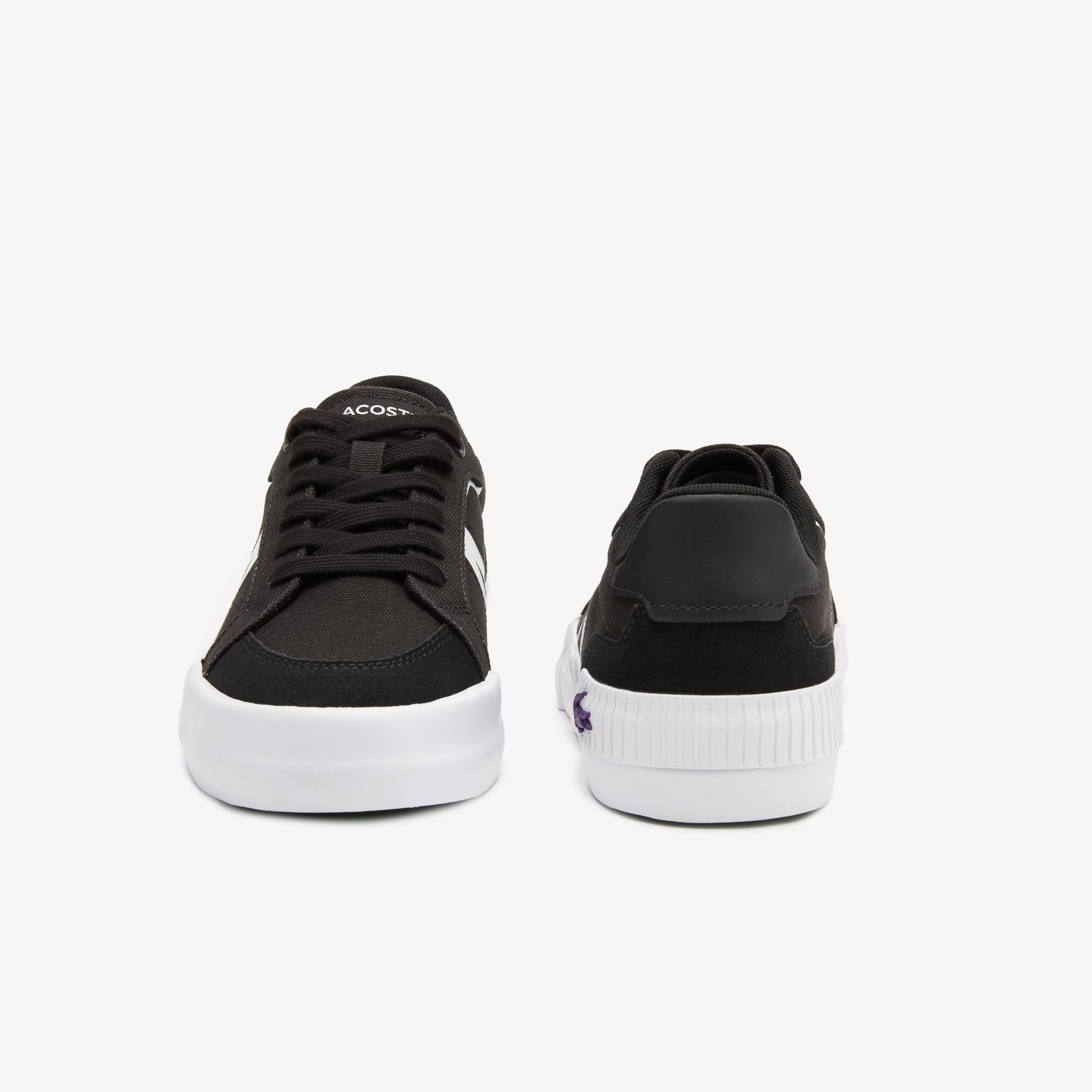 Damen-Sneakers LACOSTE L004 aus Textil mit Color-Pop Sneakers - Schwarz - Lacoste - Damen