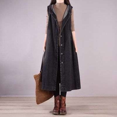 Supernova - Denim Lang Vest