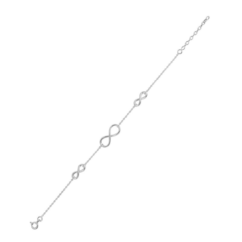 Bracelet Femme - Argent 925 - Longueur : 18 cm