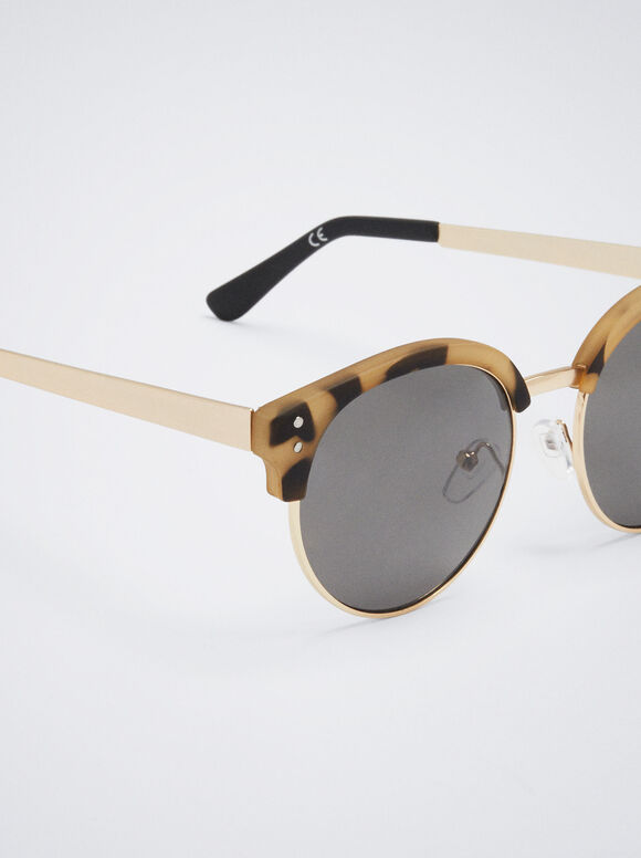 Gafas De Sol Redondas - Marrón