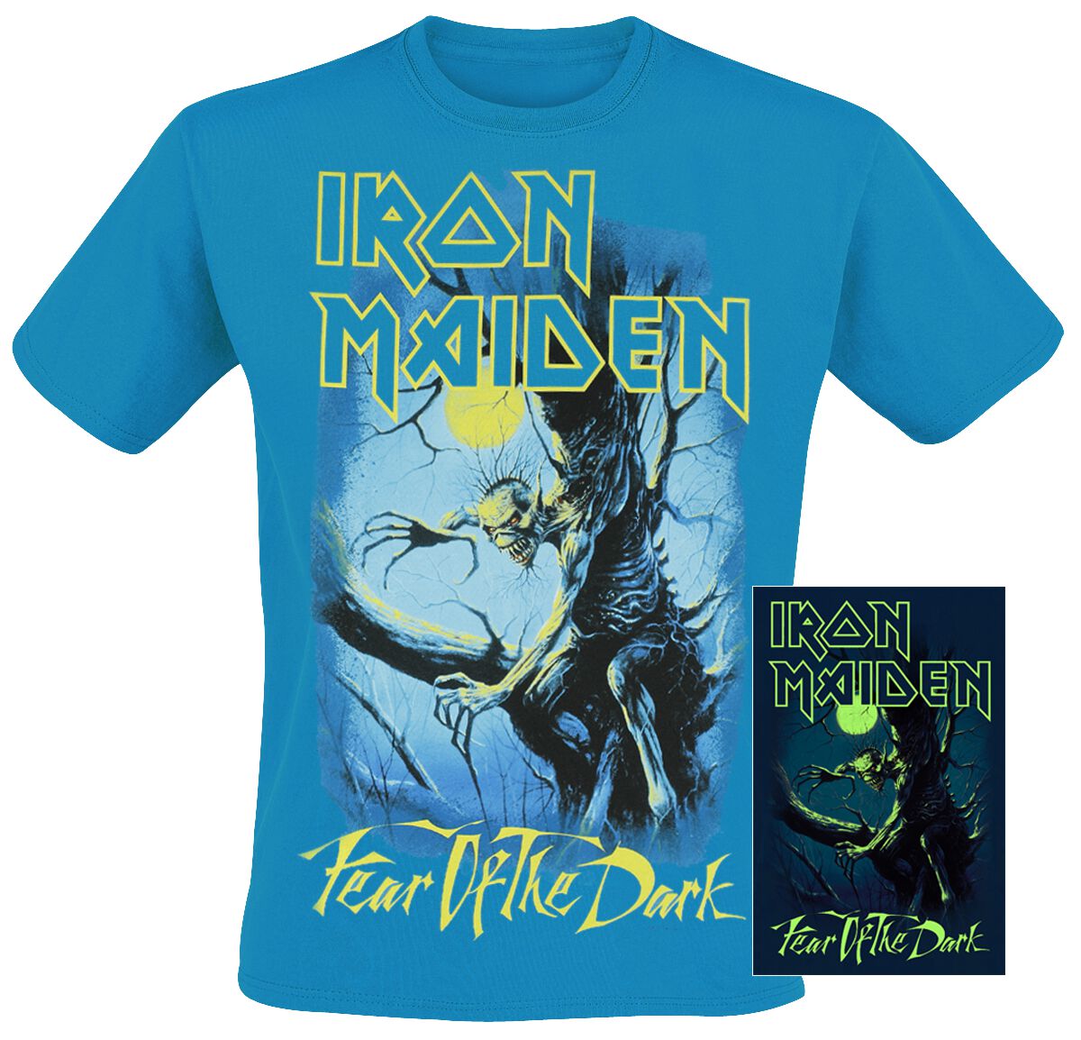 Fear Of The Dark - Glow In The Dark | Iron Maiden T-Shirt Manches courtes