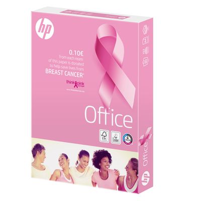 HP Office Pink - Papier blanc - A4 (210 x 297 mm) - 80 g/m² - Ramette de 500 feuilles
