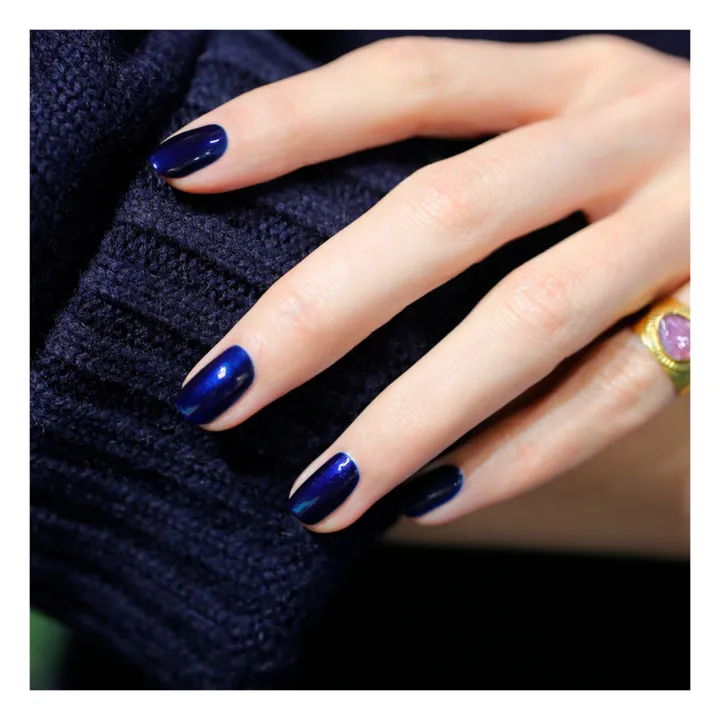 Manucurist Vernis à ongles semi-permanent Green Flash Dark Night - 15 ml