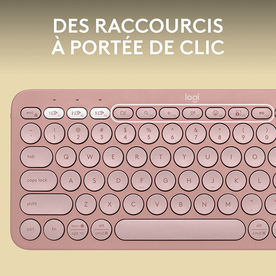 Logitech Pebble Keys 2 K380s - Rose