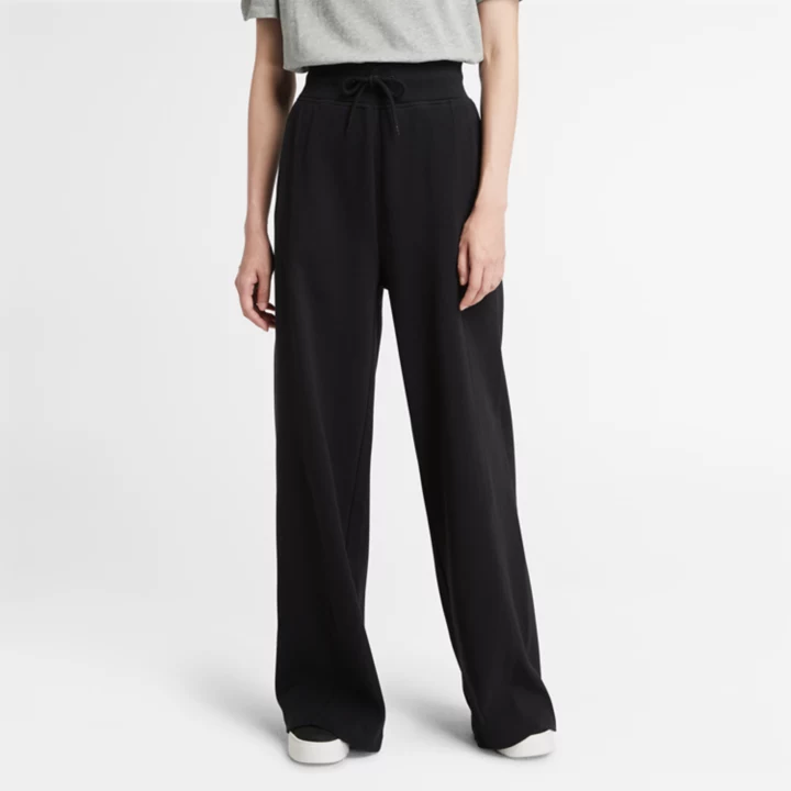 Pantalon Palazzo pour femme en noir