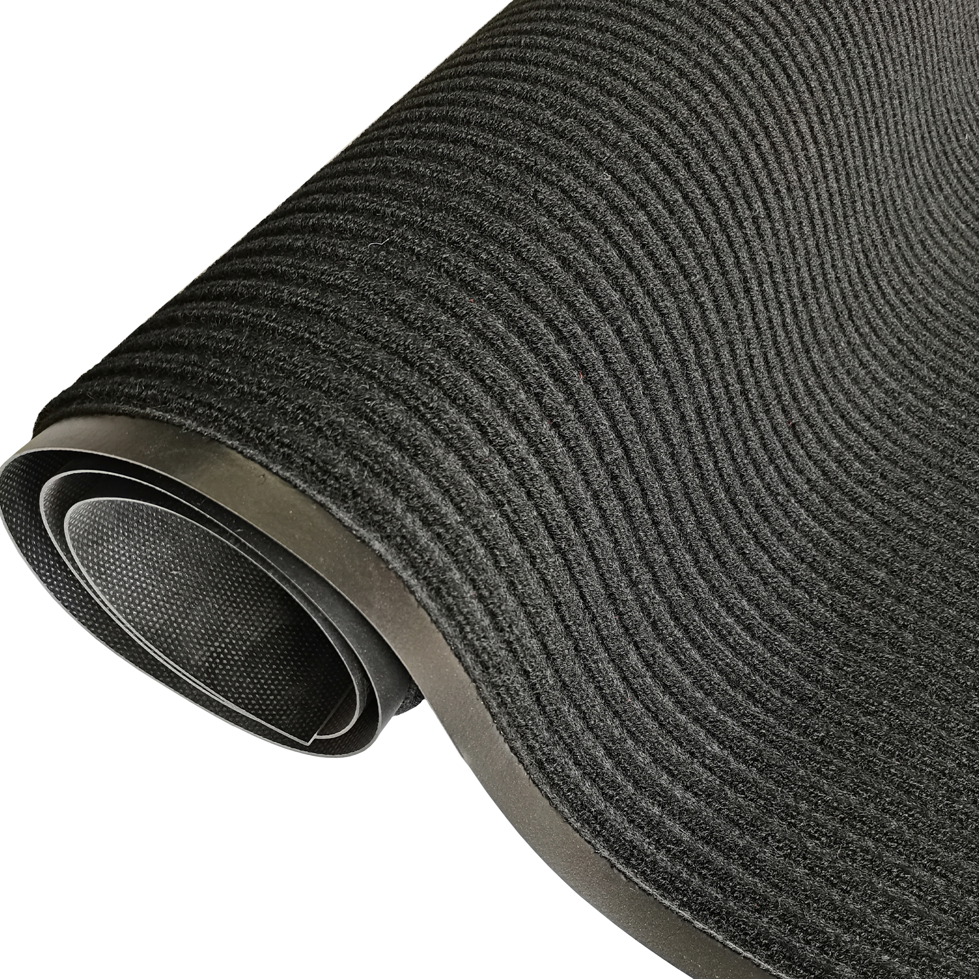 Fussmatte 150 x 90 cm schwarz