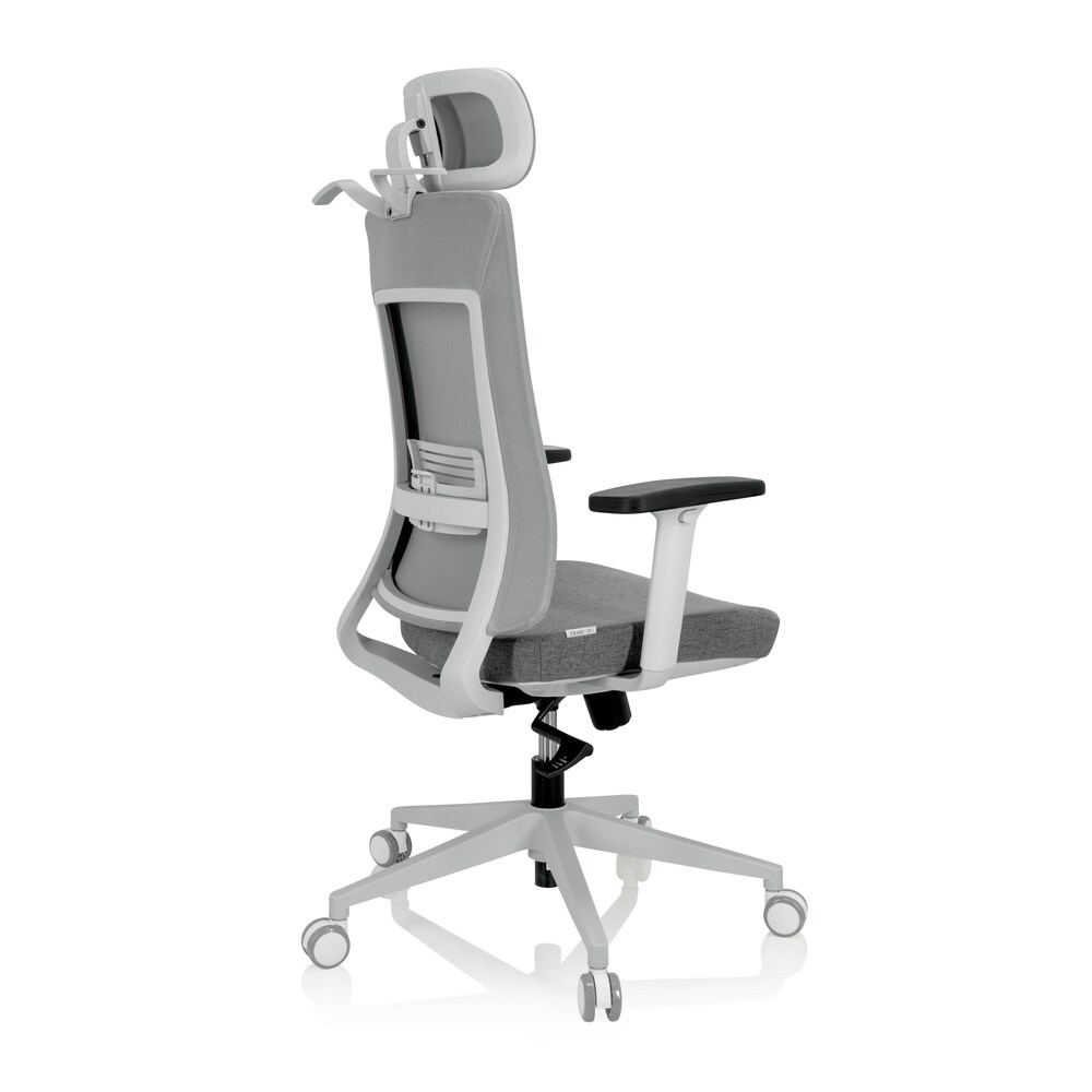 Profi Bürostuhl COMFIO WMH Stoff/Netzstoff mit Armlehnen (höhenverstellbar) hjh OFFICE