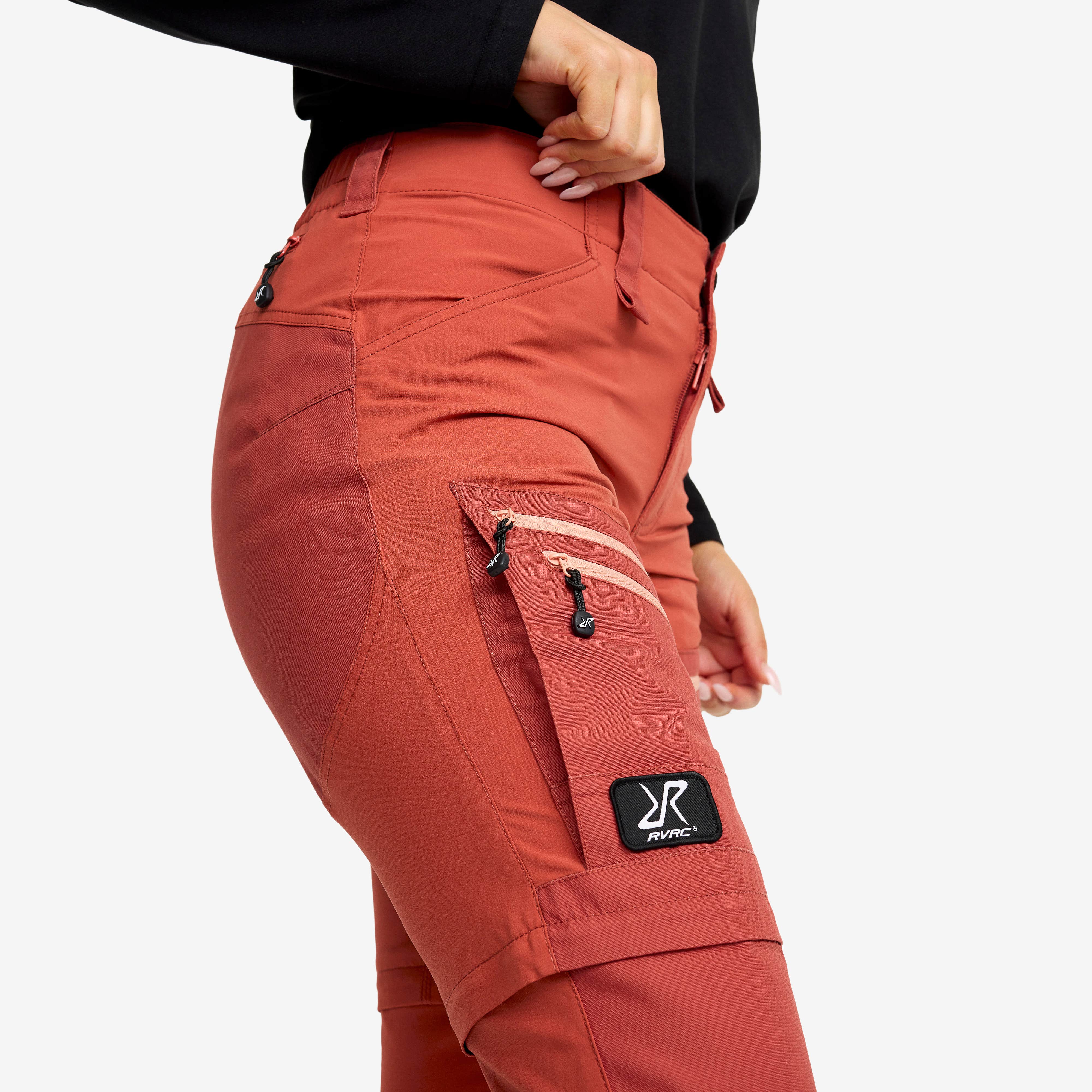 RVRC GP Pro Zip-off Pants Dame Cinnabar