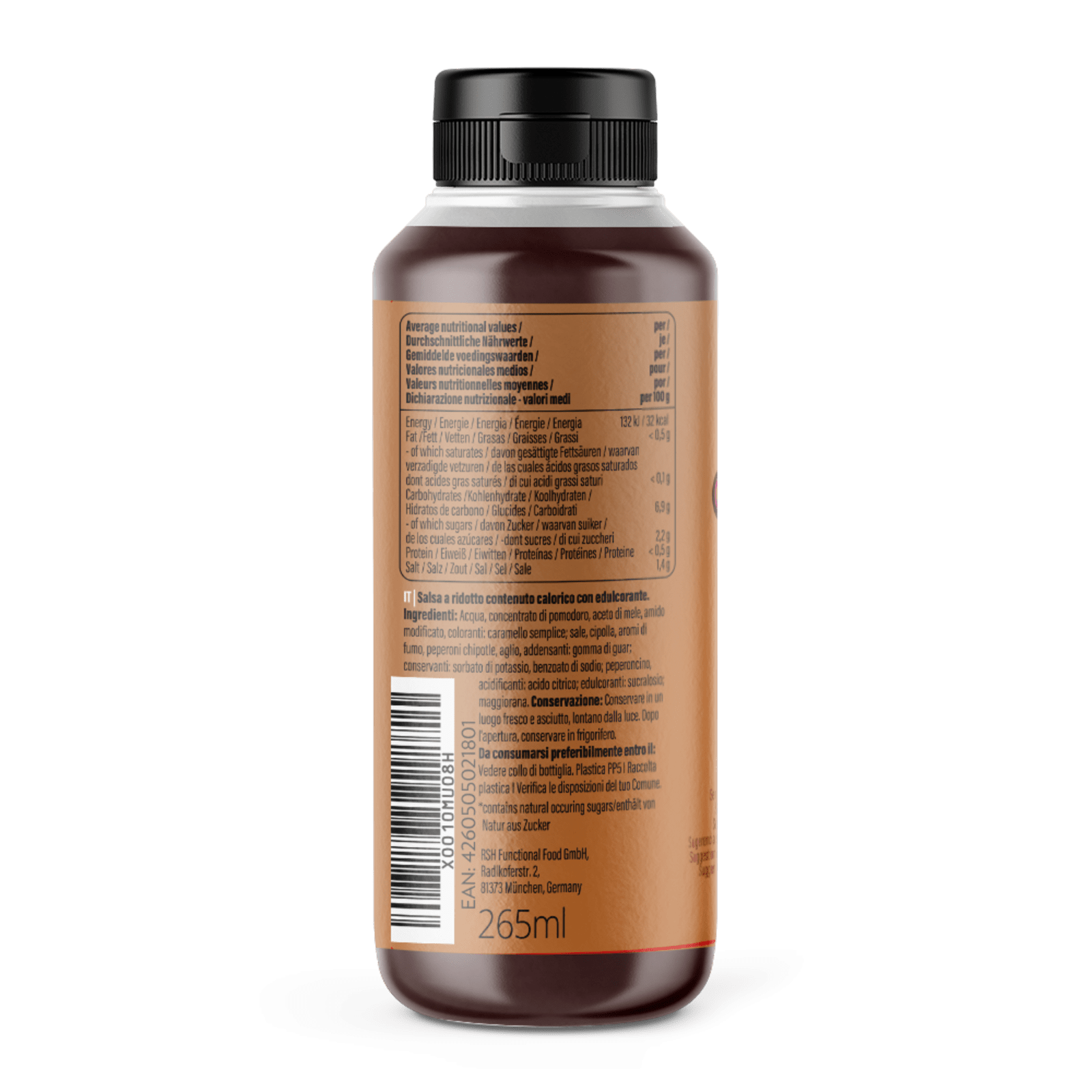 Mamma Mia Zero Saucen - 265ml - American BBQ