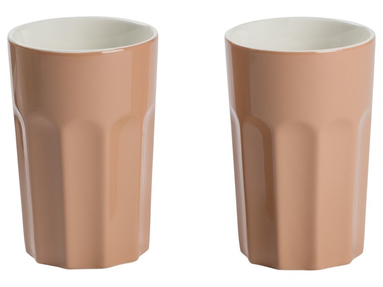 Bekers voor espresso, cappuccino of latte macchiato, porselein