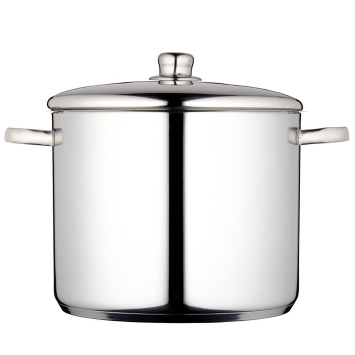 Gryte med lokk 14 liter, rustfritt stål