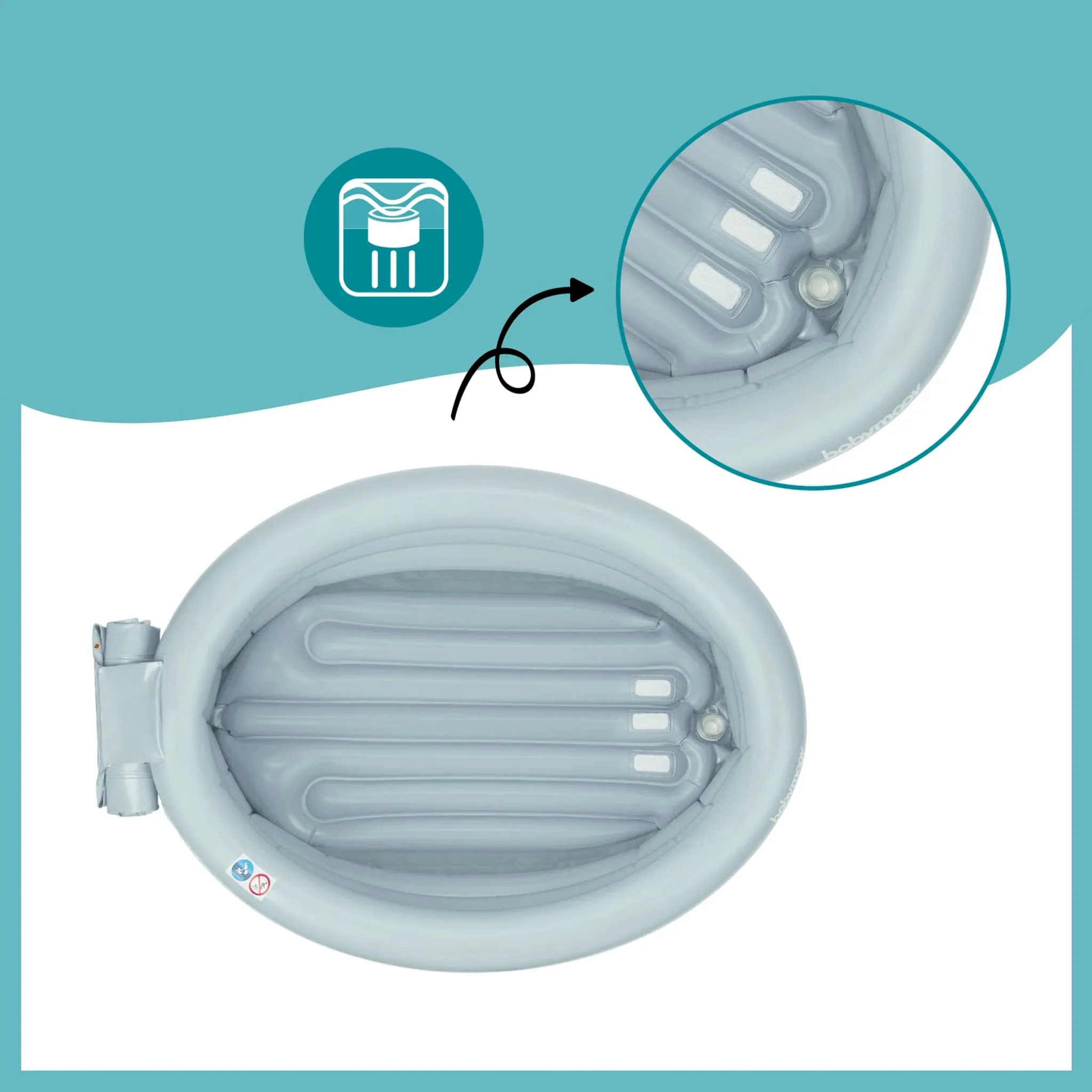 Babymoov Bain et Piscine Gonflable - Aqua Dots