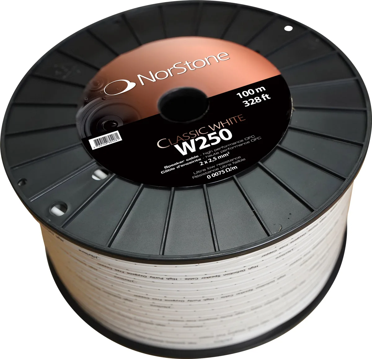 NorStone W250 (bobine de 100 m) Câbles d'enceintes en bobine