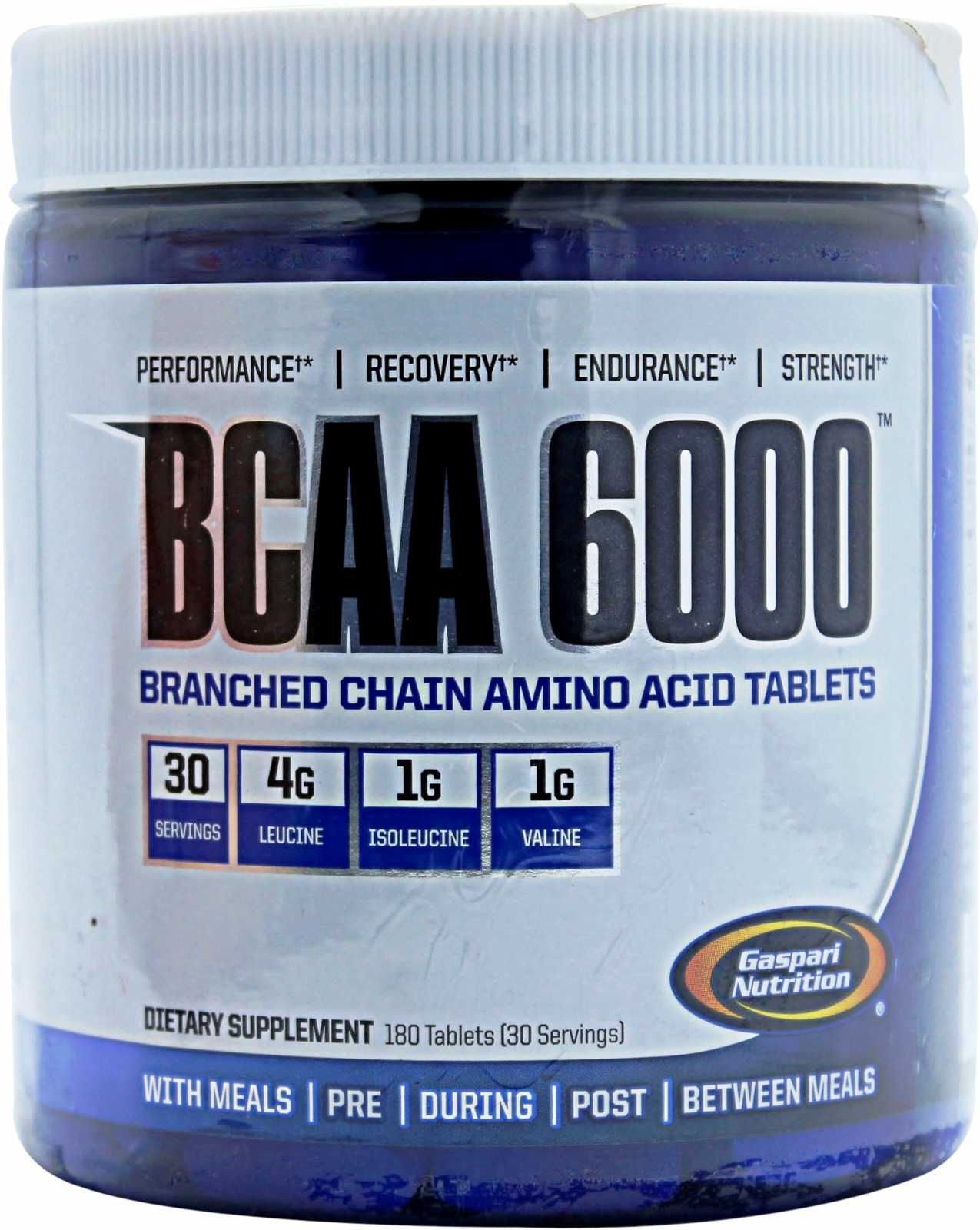 Gaspari Nutrition BCAA 6000 180 comprimidos