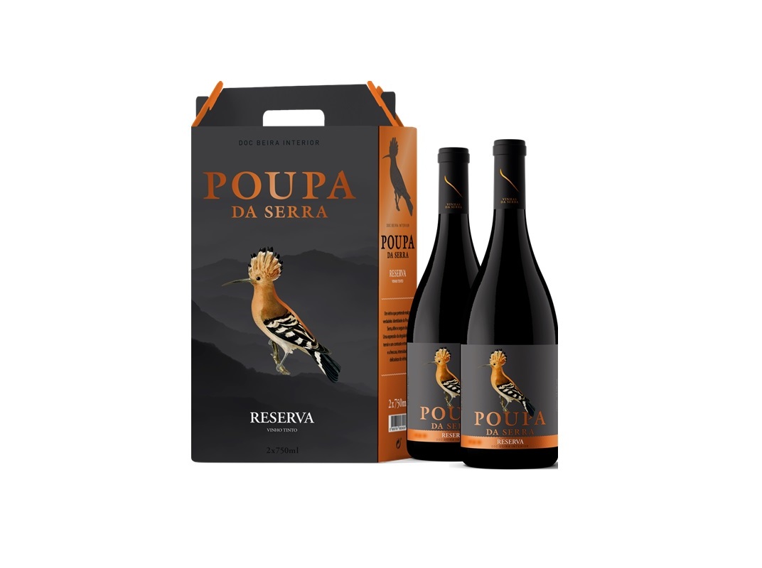 CONJUNTO VINHO TINTO POUPA DA SERRA BEIRAS 2X0.75L
