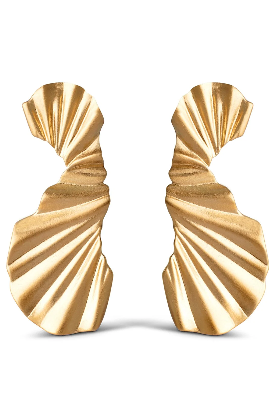 Enamel Copenhagen Earring, Big Wave