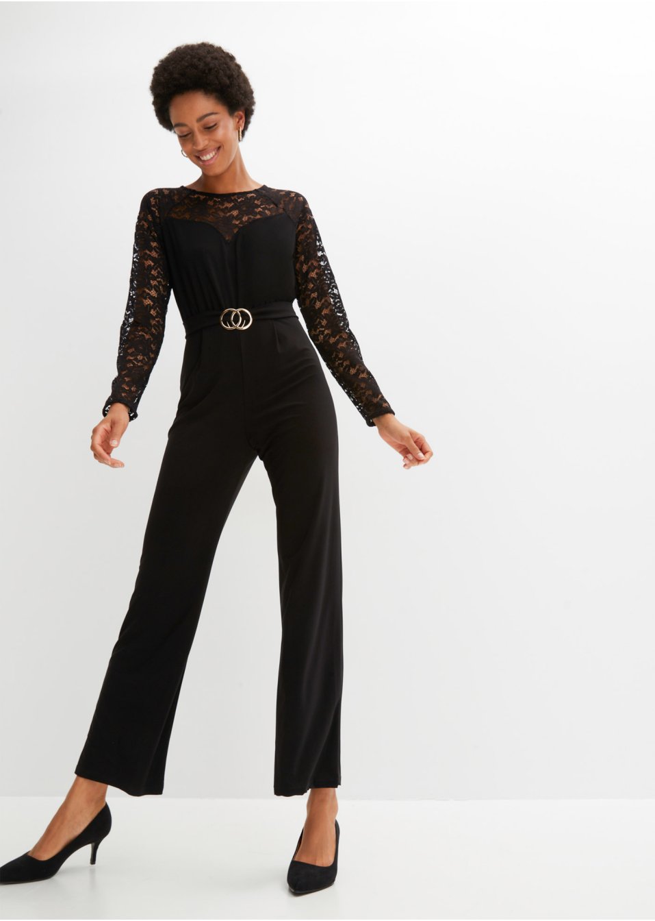 Combipantalon avec dentelle