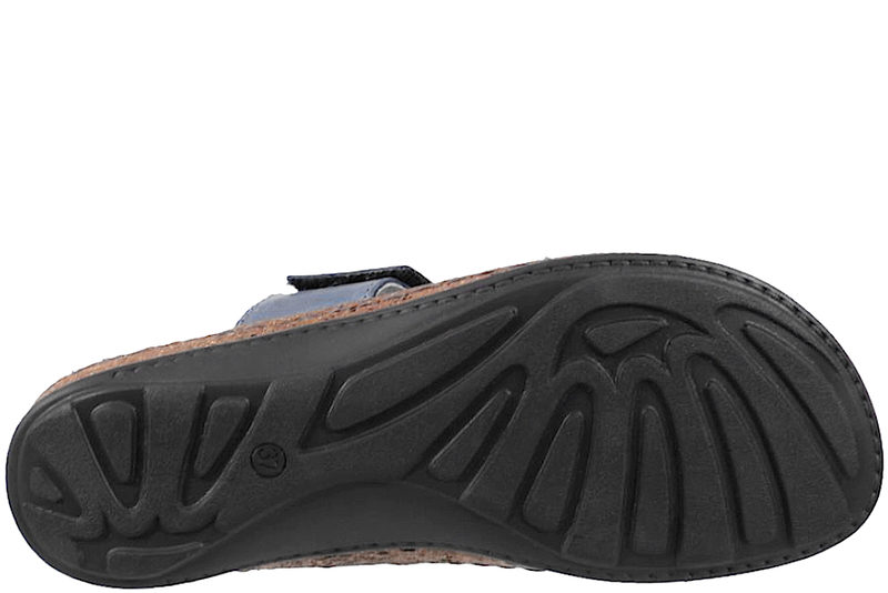 COPENHAGEN SHOES DREAM COMFORT NEW EMMELY SLENTERS I BLÅ NUBUCK