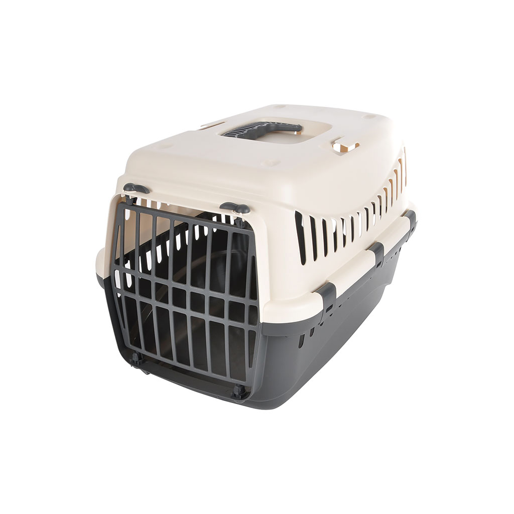 Caisse de transport ivoire 31x32x46cm