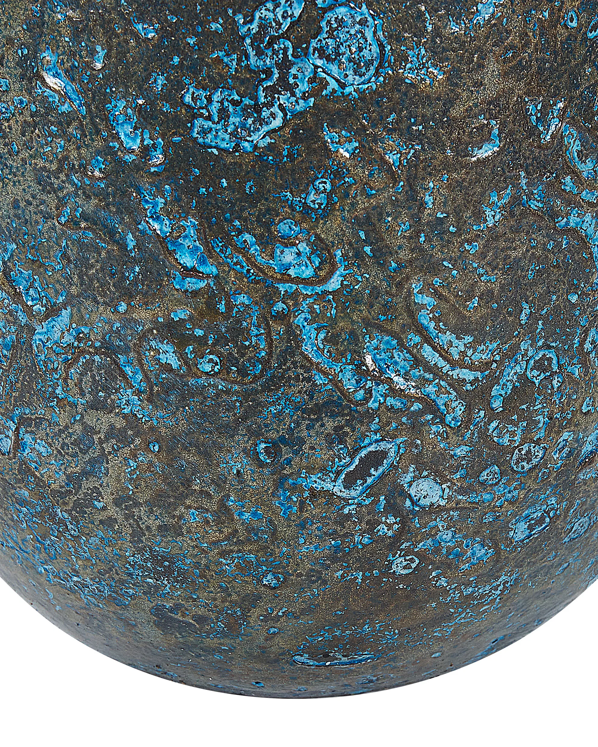 Decoratieve vaas VELIA Keramiek 40 cm Blauw