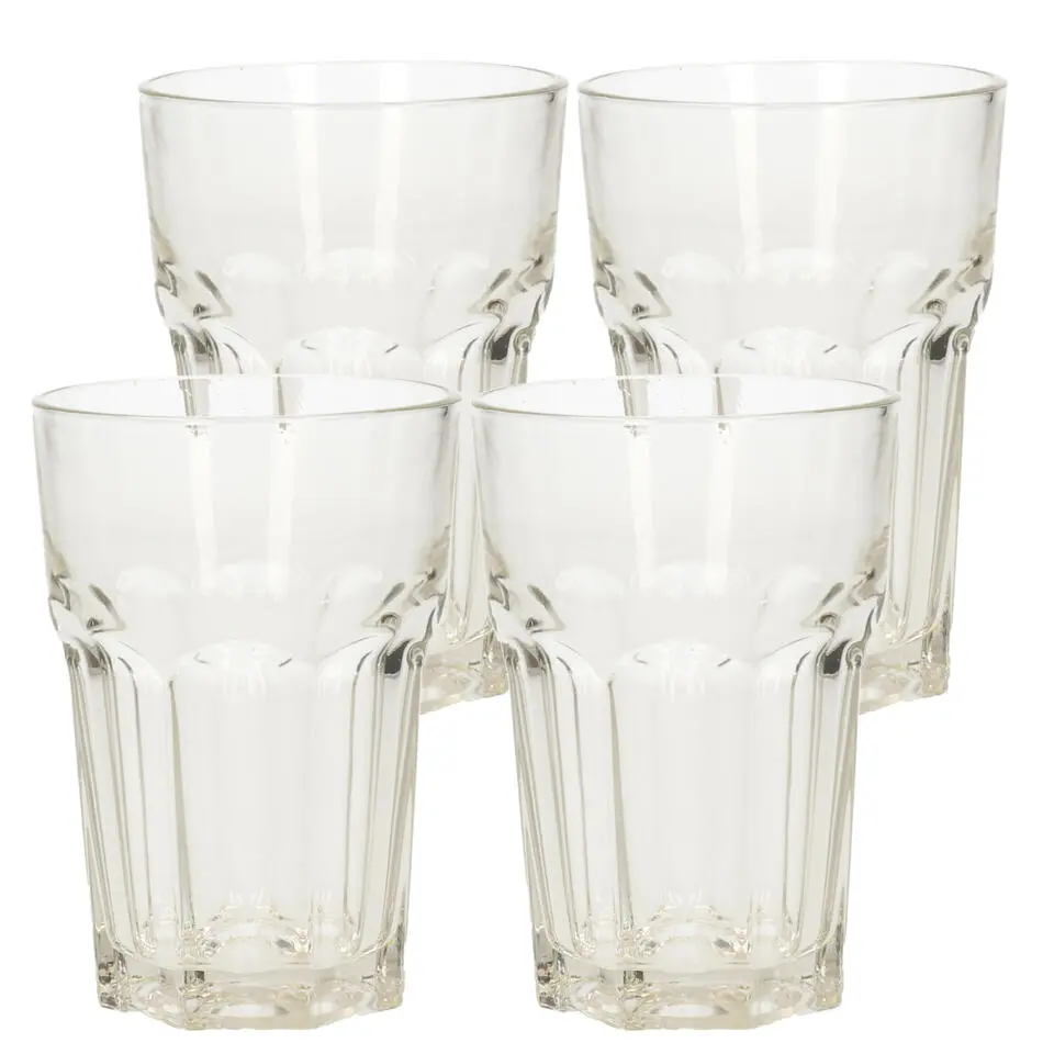 Excellent Houseware Drinkglazen set - 4x - 360ml - water glazen