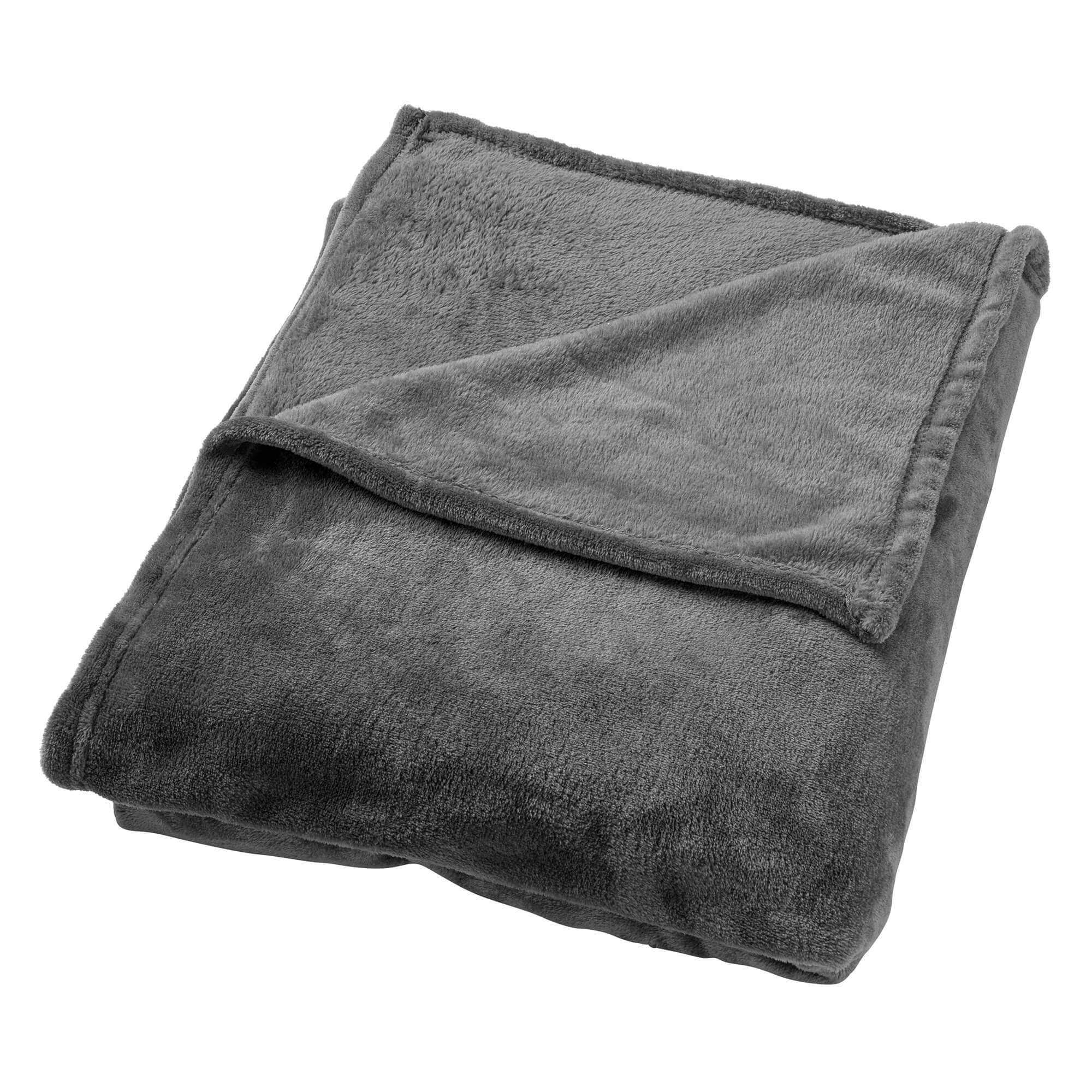Dutch Decor plaid CHARLIE - 200x220 cm Charcoal Gray