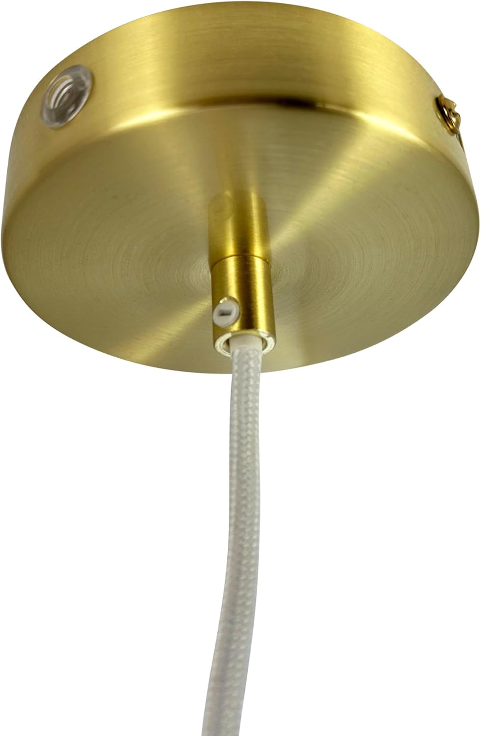 Dyberg Larsen DL20 Opal/Brass Deckenlampe | Modern & Leicht Deckenleuchte Wohnzimmer Hergestellt aus Metall | Deckenlampe Wohnzimmer Ohne Leuchtmittel 60 W/E27 | Deckenleuchten in Dänisches Design