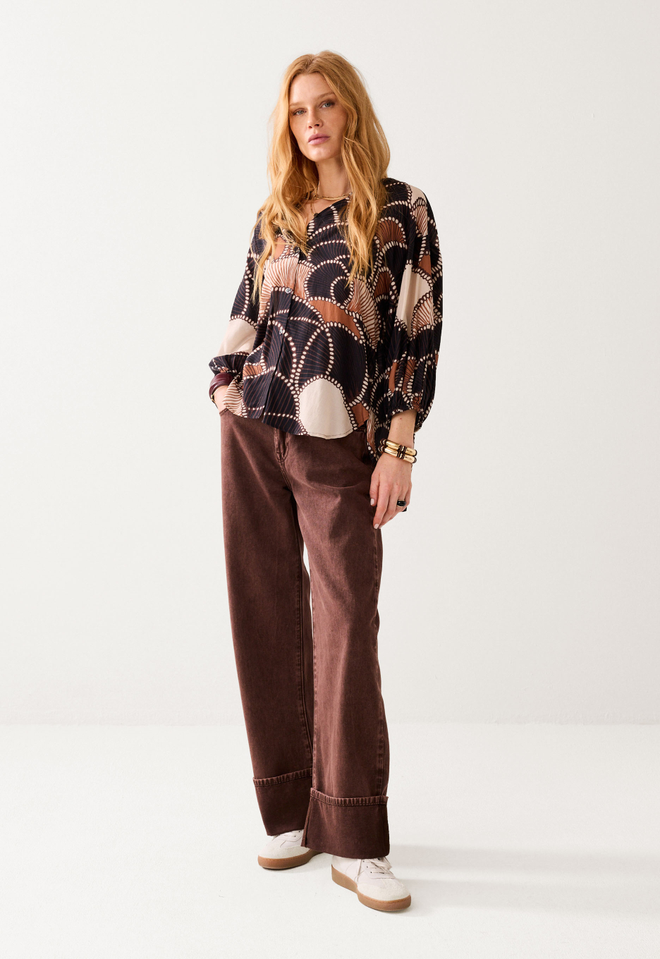 Summum All-over Print Blouse