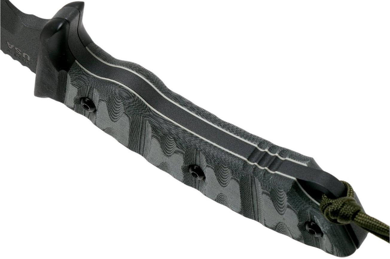TOPS Knives Apache Falcon AFAL-01 survivalmes, Snake Blocker design