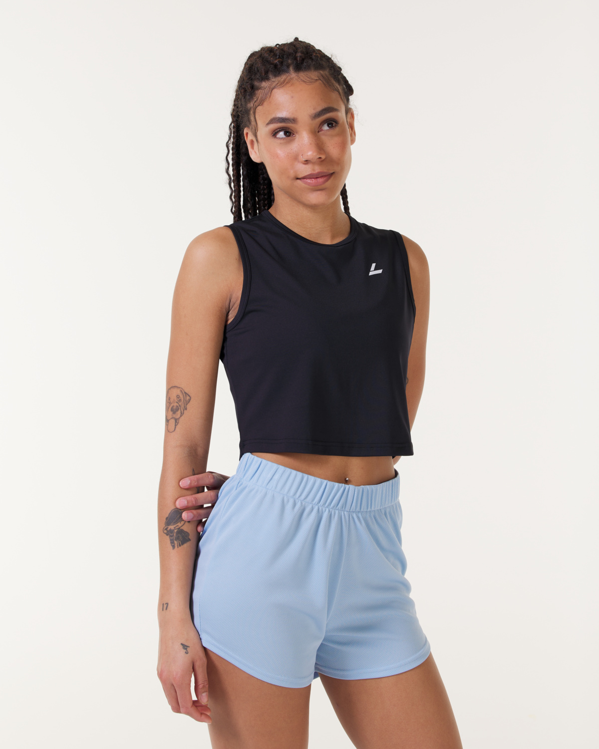 LEVITY Breeze Mesh Back Tank Black