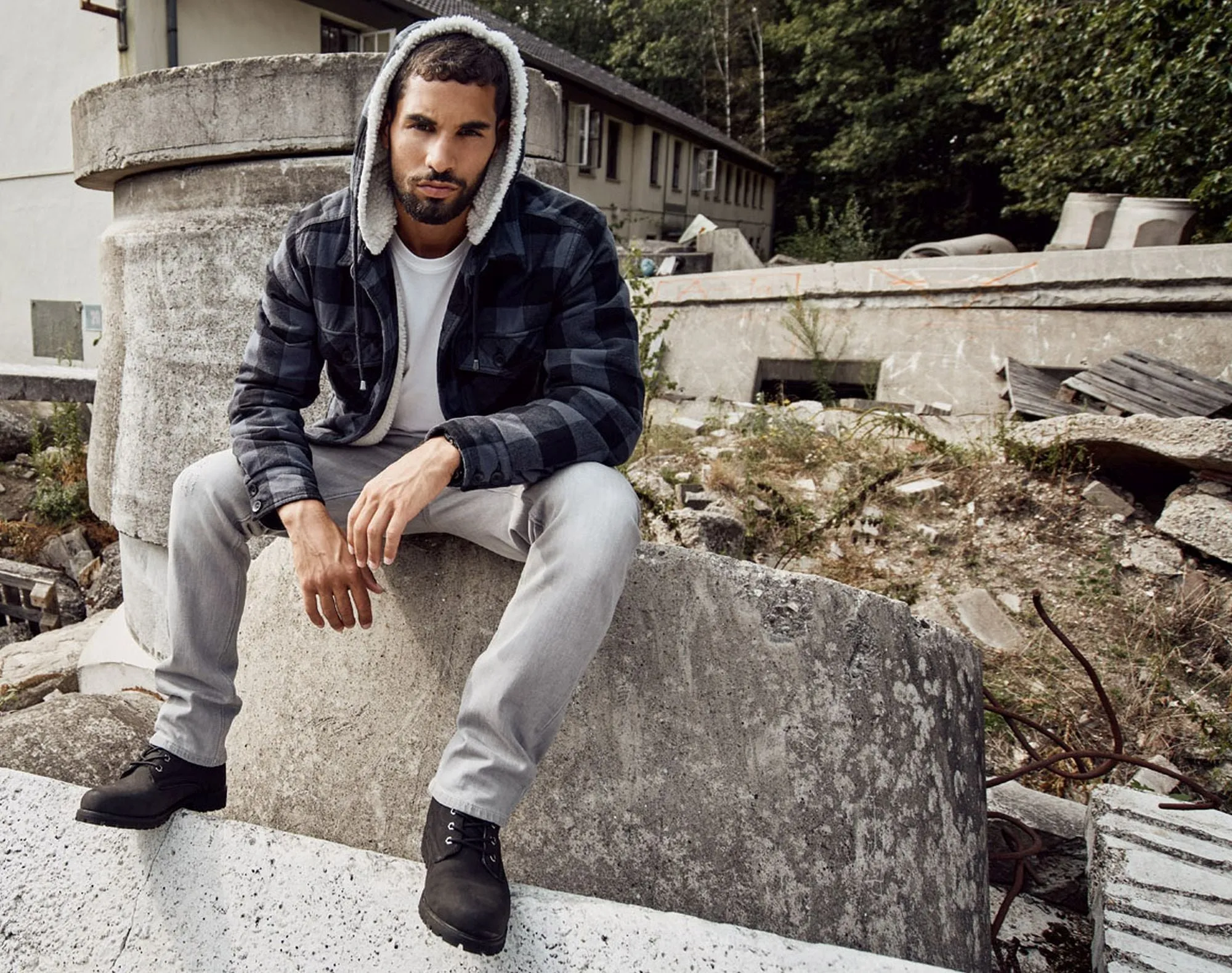 Brandit -  Jacke Lumberjacket Hooded