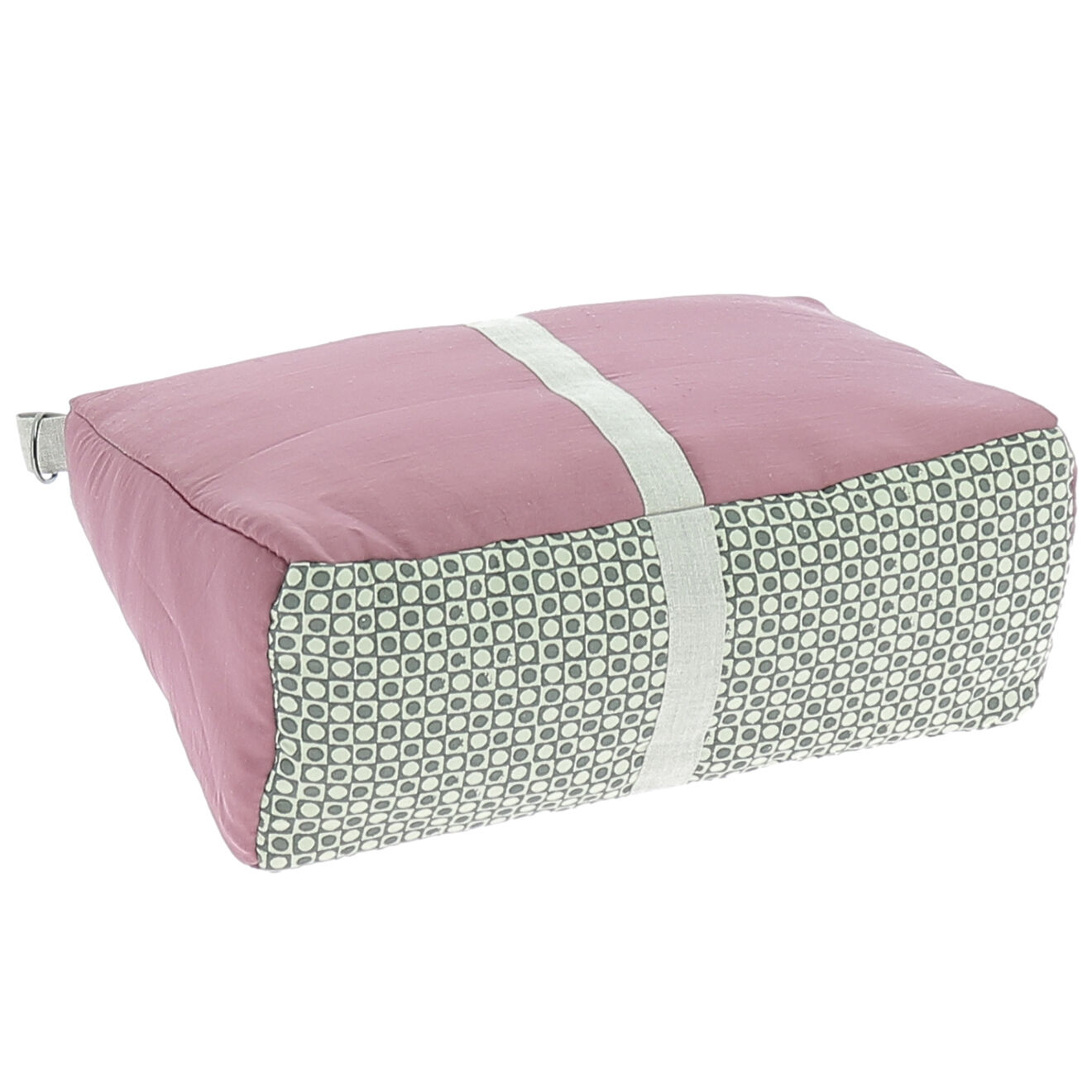 En Fil d'Indienne Trousse de toilette XL Soie pourpre - 34x22x15 cm