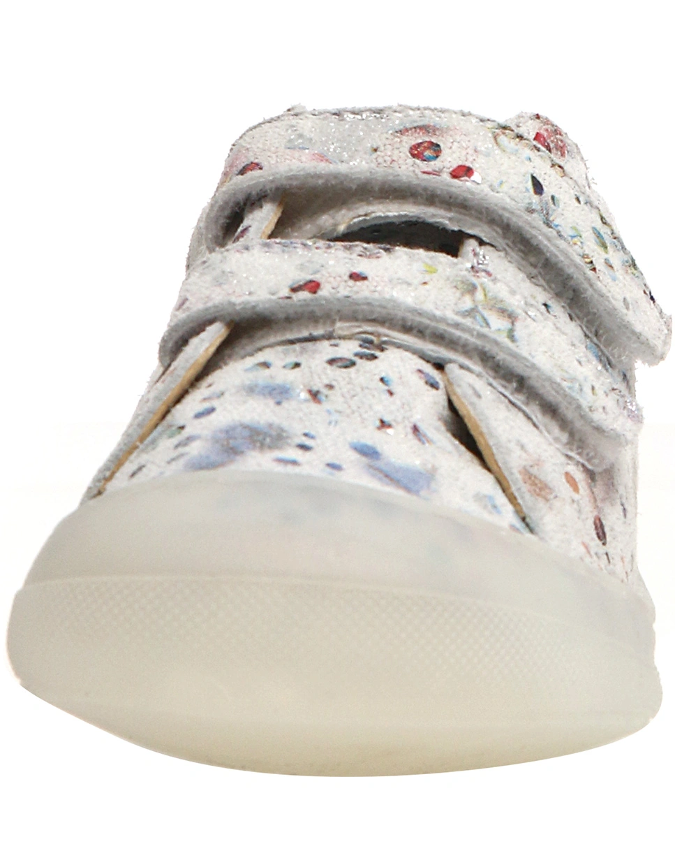 Klett-Halbschuhe GABBY VL FLOWERY in weiß