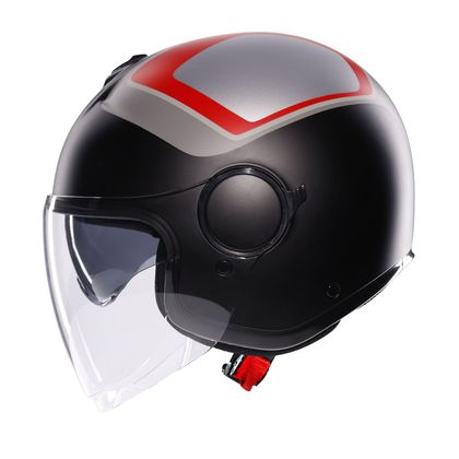 Casque AGV ETERES - SCAGLIERI - Gris / Rouge