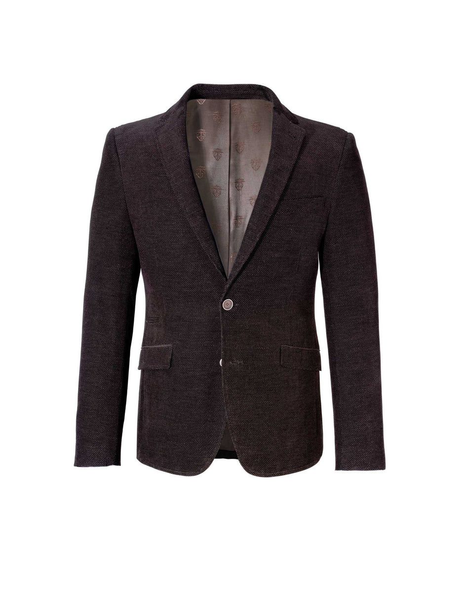 Veste velours marron