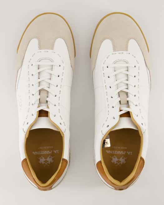 La Martina LFM241.080.4100 Sneaker in Weiß