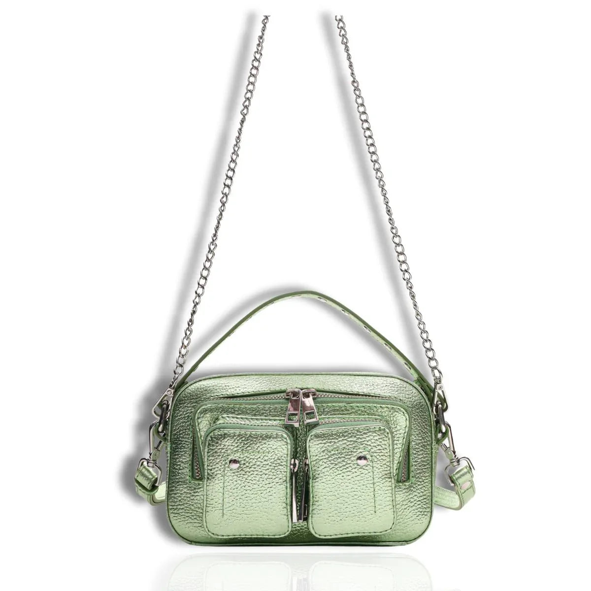 Nunoo | Helena Metallic | Leren schoudertas