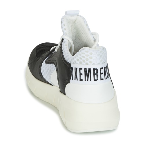 Bikkembergs - FIGHTER 2022 LEATHER - Noir / Blanc