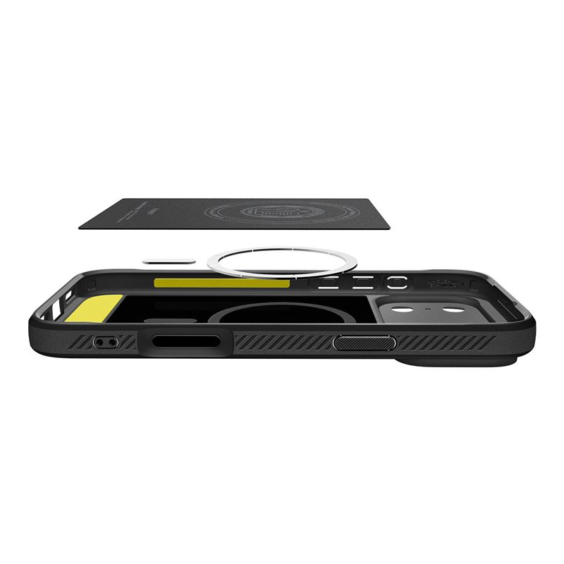 iPhone 17 Pro Rugged Armor MagSafe Case Hülle (ACS10329) - Schwarz (Matt)
