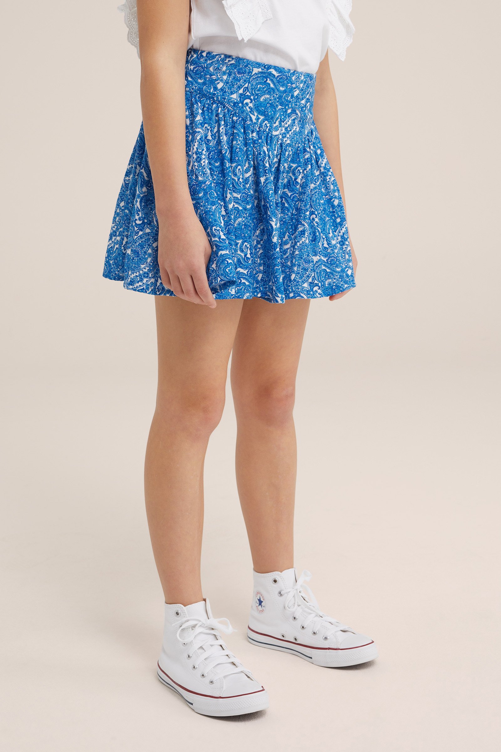 Meisjes skort WE Fashion Felblauw